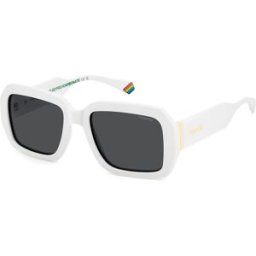 Óculos de sol Polaroid PLD 6223/S/X Branco Tamanho: 54X19 Branco