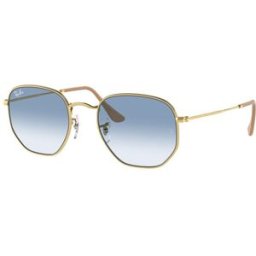 Rayban Óculos de sol Ray Ban HEXAGONAL 0RB3548 Dourados Tamanho: 51X21 Dourados