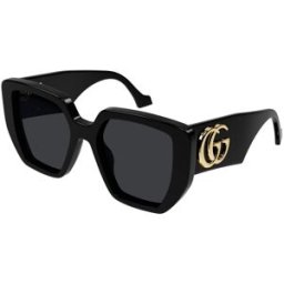 Óculos de sol Gucci GG0956S Preto Tamanho: 54X19 Preto
