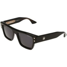 Óculos de sol Montblanc MB0253S Preto Tamanho: 52X21 Preto