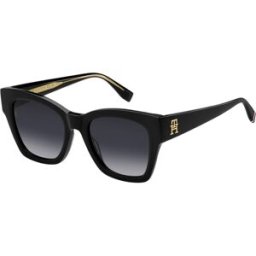 Óculos de sol Tommy Hilfiger TH 2156/S Preto Tamanho: 52X20 Preto