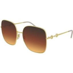 Óculos de sol Gucci GG0879S Dourados Tamanho: 61X18 Dourados