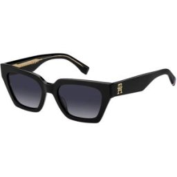 Óculos de sol Tommy Hilfiger TH 2101/S Preto Tamanho: 52X19 Preto
