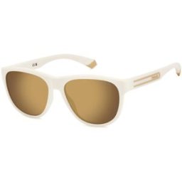 Óculos de sol Polaroid PLD 2156/S Branco Tamanho: 56X16 Branco