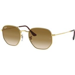 Rayban Óculos de sol Ray Ban HEXAGONAL 0RB3548 Dourados Tamanho: 54X21 Dourados