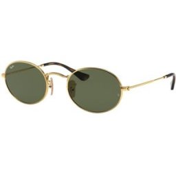 Rayban Óculos de sol Ray Ban OVAL 0RB3547N Dourados Tamanho: 48X21 Dourados