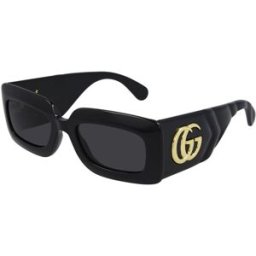 Óculos de sol Gucci GG0811S Preto Tamanho: 53X21 Preto