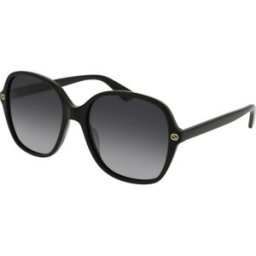 Óculos de sol Gucci GG0092S Preto Tamanho: 55X18 Preto