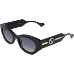 Óculos de sol Gucci GG1553S Preto Tamanho: 52X21 Preto