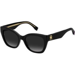 Óculos de sol Tommy Hilfiger TH 1980/S Preto Tamanho: 52X20 Preto