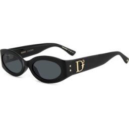Óculos de sol Dsquared2 D2 0150/G/S Preto Tamanho: 54X21 Preto