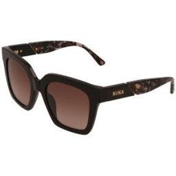 Óculos de sol Nina Ricci SNR318 Preto Tamanho: 52X20 Preto