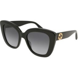 Óculos de sol Gucci GG0327S Preto Tamanho: 52X20 Preto