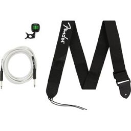 Fender Accessories Bundle Pack - Cable, Tuner, Strap