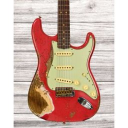 Fender Custom Shop Time Machine Collection 63 Stratocaster Super Heavy Relic Seminole Red