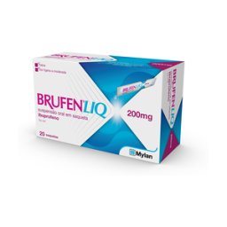 Brufen Liq 200mg Ibuprofeno 20 saquetas