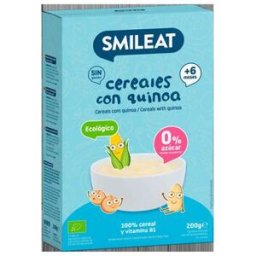 Smileat Papa Cereais com Quinoa Bio Ecológico +4M