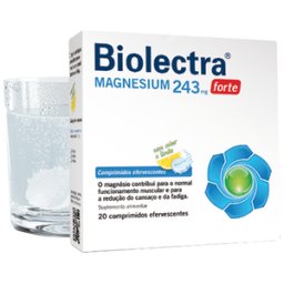 Biolectra Magnesium 243 mg Forte 20 comprimidos efervescentes