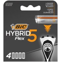 Bic Conjunto Recargas Lâminas Cabo Hybrid 5 Flex 4 un