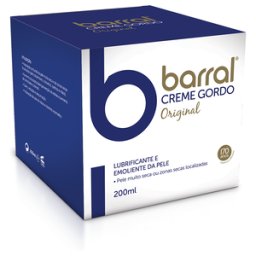 Barral Creme Gordo Emoliente Pele Seca Original Boiao 200ml