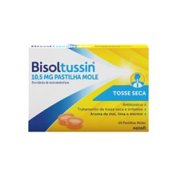 Bisoltussin Alívio da Tosse Seca e Irritativa 20 pastilhas moles