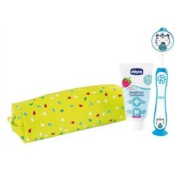 Chicco Kit Higiene Oral Panda Azul 1 un