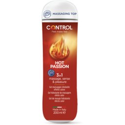 Control Gel Massagem 3in1 Hot Passion 200 ml