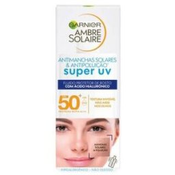 Garnier Ambre Solaire Protetor Solar Rosto Antimanchas FPS50+ 40 ml