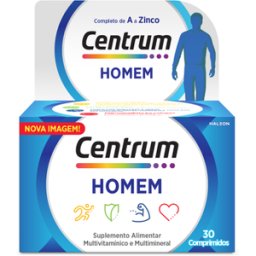 Suplemento Multivitamínico Centrum Homem 30 comprimidos