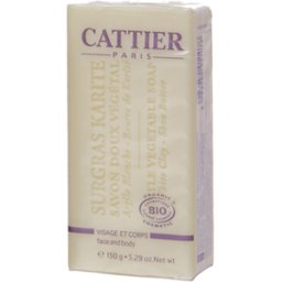 Cattier Sabonete Karité para Pele Seca e Sensível 150 gr