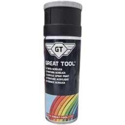 Spray de Tinta Acrílica Ral 9006 Alumínio 400ml Great Tool GTQUPI09006