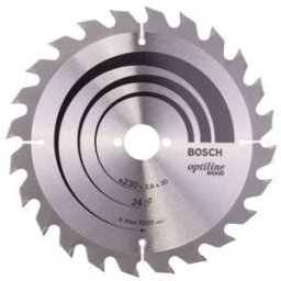Disco de Serra Circular 230mm Optiline p/ Madeira Bosch 2608640627