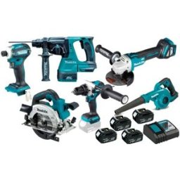 Kit Combo 6 Máquinas a Bateria 18V Para LSF Makita DLX6LSF2