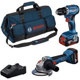 Kit 2 Máquinas GSR 18V-45 + GWS 18V-10 Bosch 0615A5007N