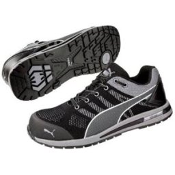 Sapatos de segurança Elevate Knit Black S1P ESD HRO SRC Puma 643160 - Nº43