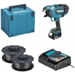 Kit Atadora de Ferro + 100 Rolos + 1x Bateria 18V Makita DTR180ZJPRO1