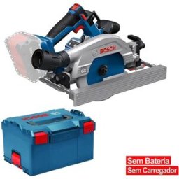 Bosch Professional Serra Circular sem Fio GKS 18V-57-2 GX com Calha Paralela,Disco Expert Madeira 36 Dentes+Mala L-BOXX 238