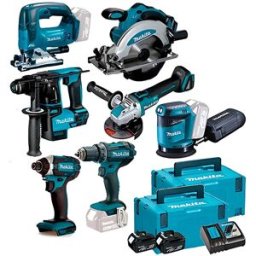 Kit Combo de 7 Máquinas 18V Profissional Makita DDF482PRO7