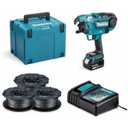 Kit Atadora de Ferro + 150 Rolos + 1x Bateria 18V Makita DTR180ZJPRO2
