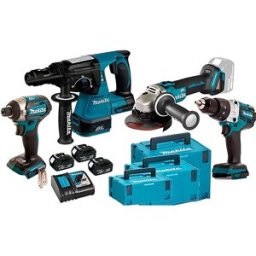Kit DHP481Z + DHR243Z + DTD154Z + DGA504Z Makita DHP482PRO17
