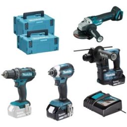 Kit 18V DHR243Z + DHP484Z + DTD153Z + DGA504Z Makita DHR243PRO2