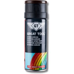 Spray Tinta Acrílica Ral 8017 Marrom Chocolate 400ml Great Tool GTQUPI08017