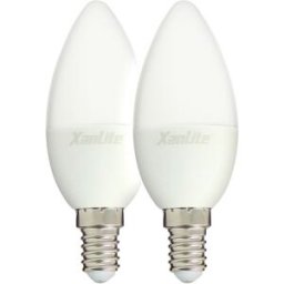 Lâmpadas LED Chama E14 470LM 2700K 2un Xanlite PACK2EV470F