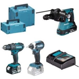 Kit Combo 18V DHR243Z + DHP482Z + DTD153Z Makita DHR243PRO3