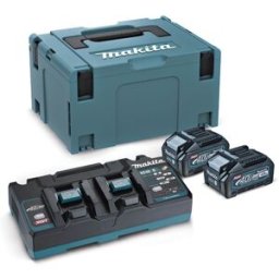Kit Fonte Alimentação XGT 2 x 4AH + DC40RB (MAKPAC) Makita 191U008