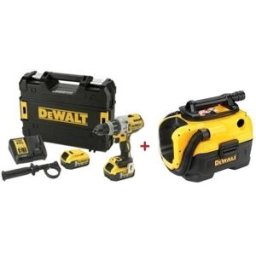 Kit Combo 18V Berbequim Combinado + Aspirador Dewalt CPROF476