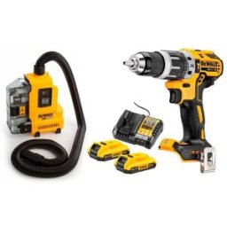 Kit Berbequim DCD796 + Aspirador DWH161 Dewalt DCD796NPRO7