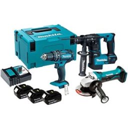 Kit Combo 3 Ferramentas 18V Makita DLX3555PT2