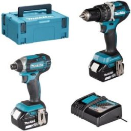 Berbequim DHP484Z + Chave de Impacto DTD152Z Makita DHP484PRO2