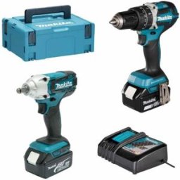 Berbequim DHP484 + Chave de Impacto DTW190 Makita DHP484PRO1